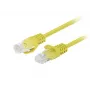 Eterneto komutacinis kabelis LANBERG PCU6-20CC-0300-Y Cat6 U/UTP 3 m, RJ-45 į RJ-45, geltonas