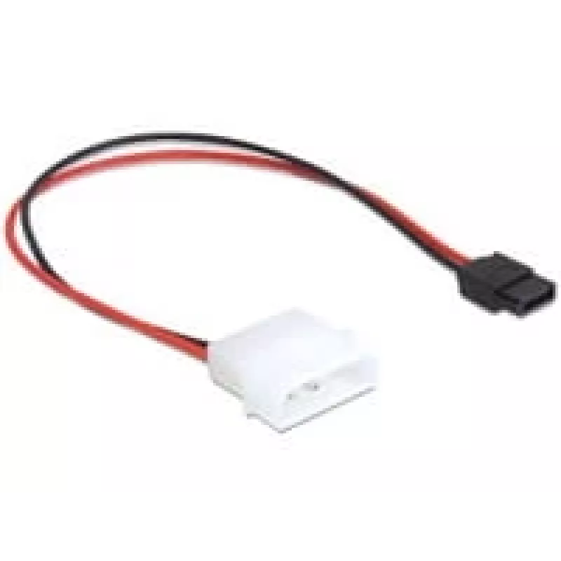 Delock maitinimo laidas „Molex 4 Pin Plug“ į „plonas SATA 6 Pin Receptacle“ 24 cm