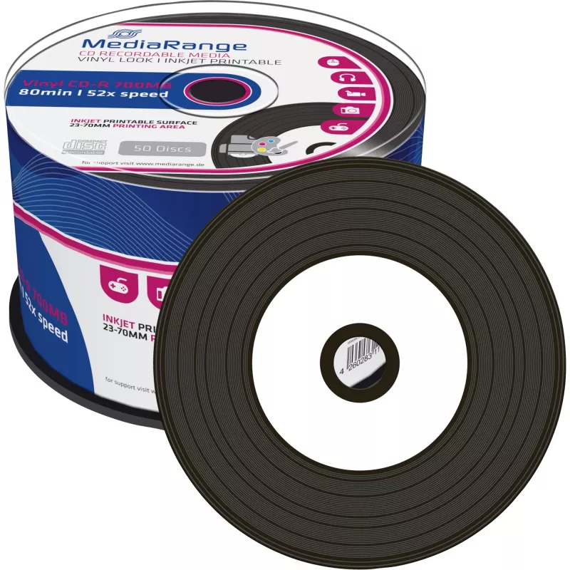 CD-R MediaRange MR226 700 MB 52x 50 vnt.