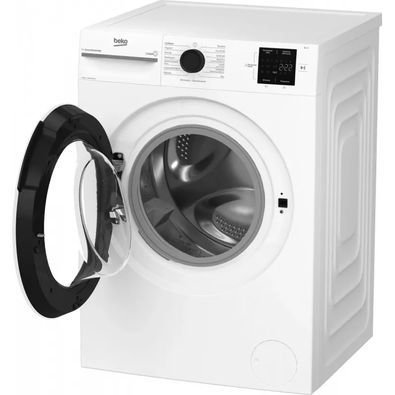 BEKO BM1WFU38225WW skalbimo mašina b100 8kg 1200 aps./min AquaWave Balta