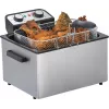 Grupinė keptuvė Steba DF 300 Double 5 L 3000 W juoda nerūdijantis plienas