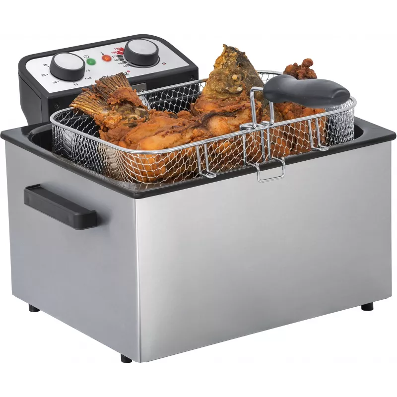 Grupinė keptuvė Steba DF 300 Double 5 L 3000 W juoda nerūdijantis plienas
