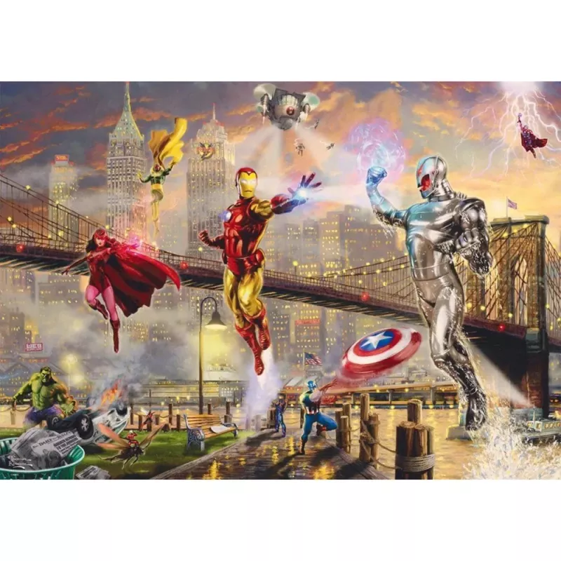 Thomas Kinkade Studios: Marvel - Iron Man, 1000 dalių dėlionė