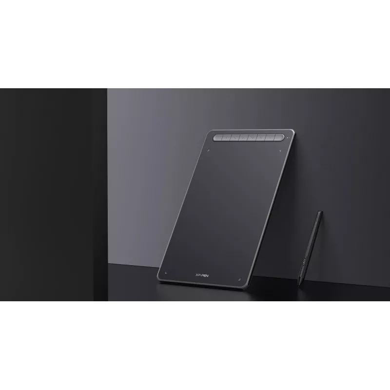 Piešimo planšetė XP-Pen Deco LW su 254 x 152,4 mm aktyviąja zona, 5080 lpi skiriamąja geba, laidinis ir belaidis ryšys, įmontuota baterija
