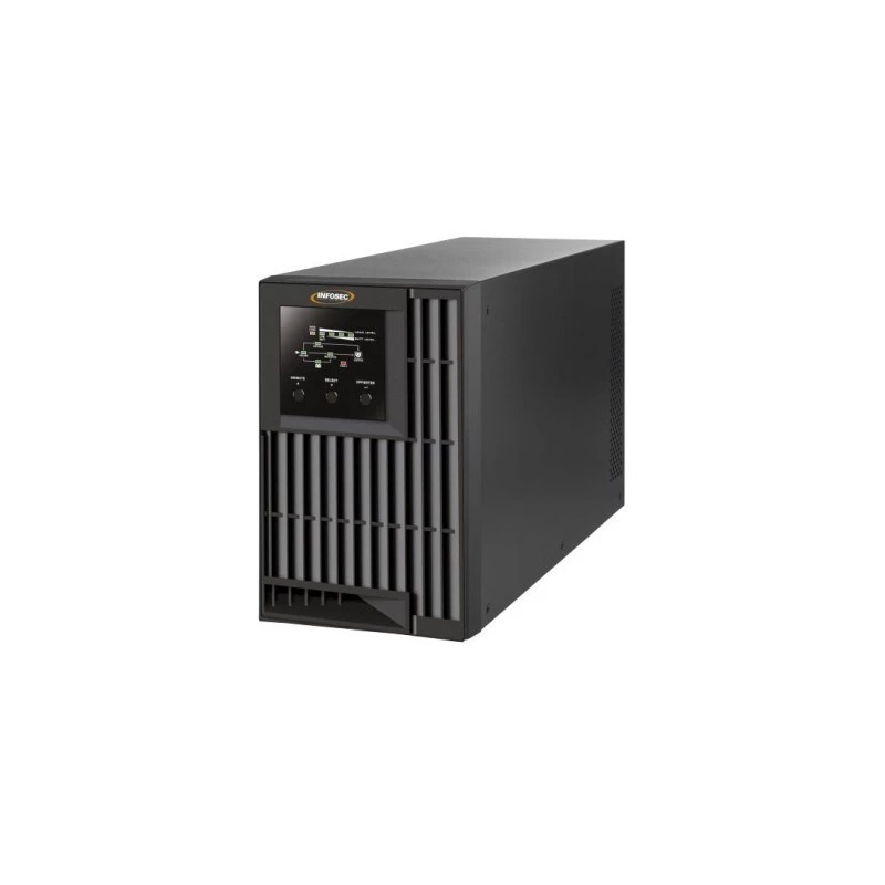 Infosec E4 Value 1000 nepertraukiamo maitinimo šaltinis (UPS) Dvigubos konversijos (internetinis) 1 kVA 3 kintamosios srovės išvesties lizdai (-ų)