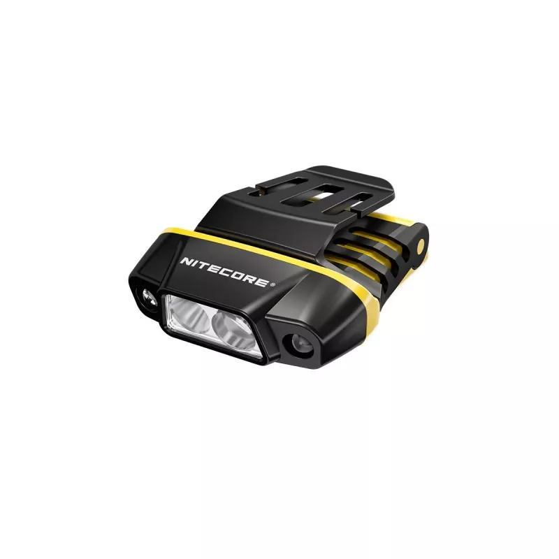 Ant galvos dedamas žibintuvėlis Nitecore NU11 — 150 lm, IPX5, įkraunamas per USB, 41 g, geltonas/juodas