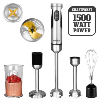 Panardinamasis trintuvas Gastroback Powermix Stabmixer Professional 1500 W nerūdijantis plienas