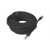 Tinklo kabelis LANBERG PCU6-10CC-1500-BK Cat6 U/UTP 15 m RJ-45 juodas
