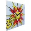 NeXtime klok 8173 Boom, 43x43 cm, sieninis, raudona/geltona/baltas
