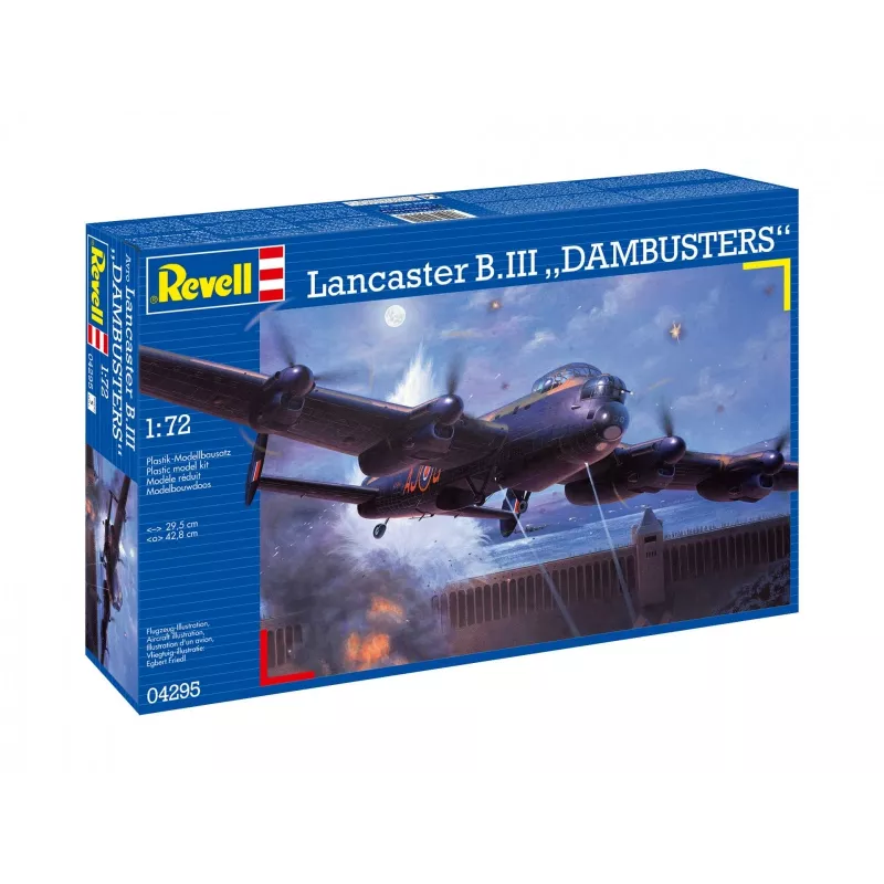 Revell Lancaster B. Iii Dambusters (04295) 1:72 mastelio lėktuvo plastikinis modelio rinkinys