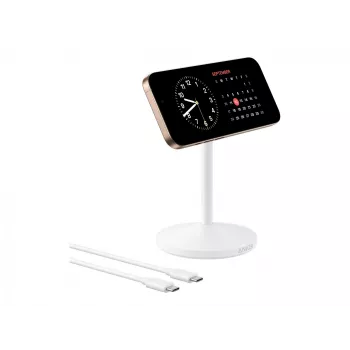 Anker MagGo ausinės, baltos, USB, belaidis greitas įkrovimas, vidaus