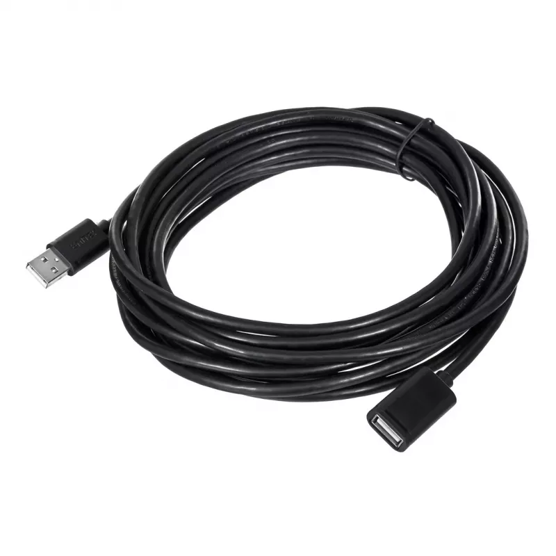 USB ilginamasis kabelis Unitek Y‑C418GBK 5 m USB A į USB A USB 2.0, juodas