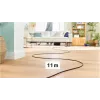 Dulkių siurblys Bosch BGB 41RD3H — 600 W, 4 L dulkių maišelis, HEPA filtras, 11 m veikimo spindulys, teleskopinis vamzdis, raudonas