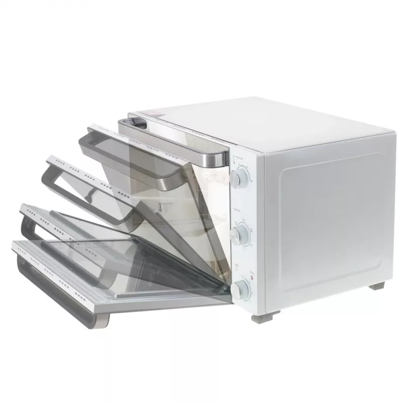 Elektrinė stalviršio orkaitė Adler AD 6027, 48 l talpa, 1800 W, balta