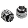 Bitspower Touchaqua Link adapteris, moteriškas G1/4 colio AG prie Link vamzdelio, reguliuojamas 16-22 mm - 2 vnt. pakuotė, sidabrinis
