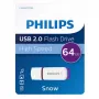 Philips FM64FD70B USB atmintukas 64 GB USB Type-A 2.0 Violetinė, Balta