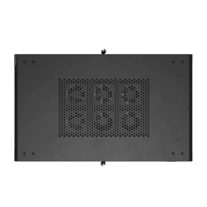 19 colių stovo spinta LANBERG FF01-6022-23B, 22U, 600×1000 mm, juoda, perforuotos durys