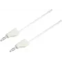 VOLTCRAFT bandymo laidas [4 mm kištukas – 4 mm kištukas] 0,25 m baltas MSB-300 (MSB-300-0.25-WS)