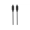 USB kabelis Silicon Power LK15CC 1 m USB-C juodas 0,48 Gbit/s
