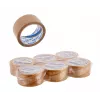 Skaidri tirpiklinė lipnioji juosta BESTPAK 48 mm x 60 m, permatomas ritinys sandarinimui ir pakavimui