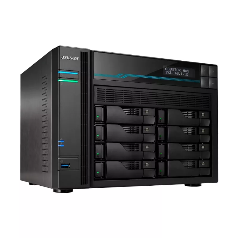 Asustor AS6508T NAS bokštas Intel Atom® C3538 8 GB DDR4 0 TB ADM juoda