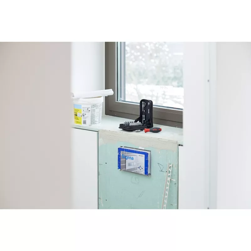 Izoliuotas atsuktuvas wiha 44684, 1000 V nominalioji įtampa, plokščiasis ir Phillips variantai (modelis 44684)