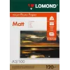 Lomond Photo Inkjet Paper Matte 120 g/m² A3, 100 lapų