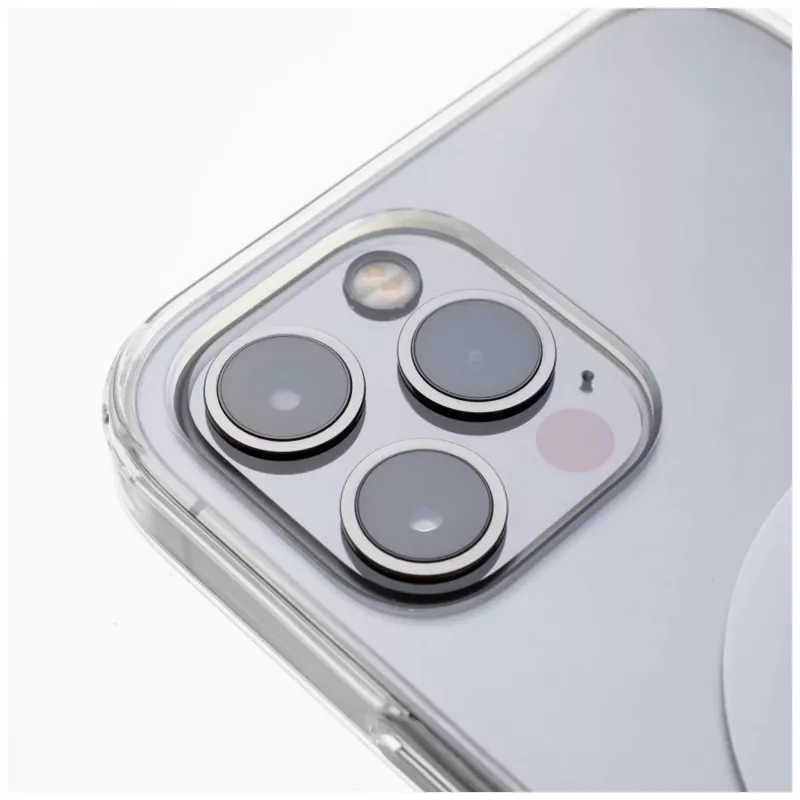 MagSafe dėklas FIXED MagPure, skirtas Apple iPhone 17 — skaidrus, su MagSafe suderinamas apsauginis apvalkalas