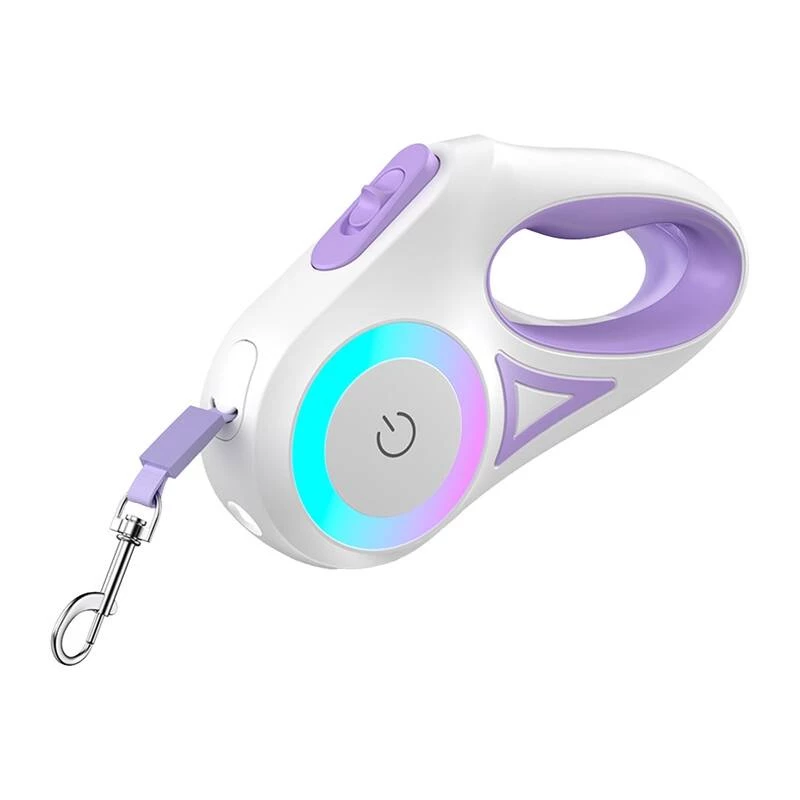 Automatinis pavadėlis 3 m Rojeco (violetinis)