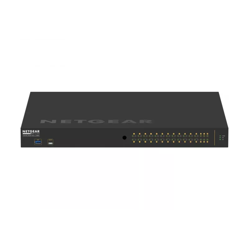 NETGEAR GSM4230UP Valdomas L2/L3 Gigabit Ethernet (10/100/1000) komutatorius su maitinimu per Ethernet (PoE) 1U Juodas