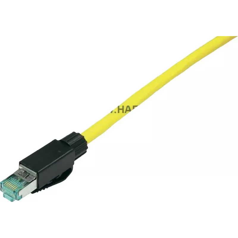 Harting 09 45 151 1520 eterneto komutacinis kabelis, juodas