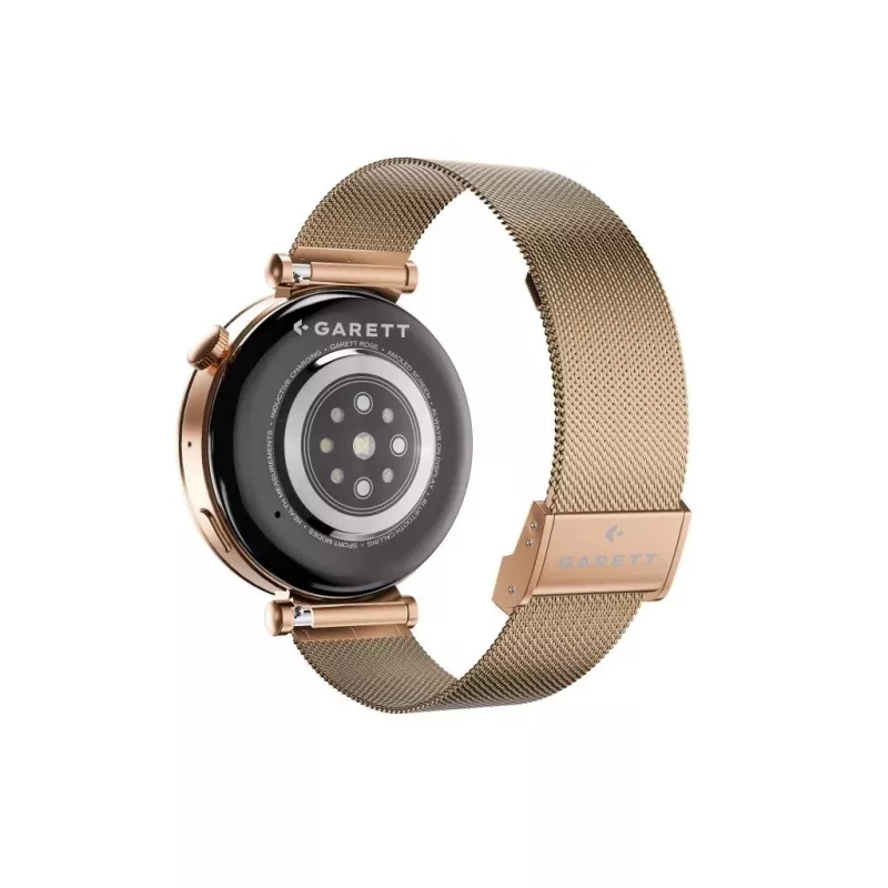 Išmanusis laikrodis Garett Rose Gold tinklelis