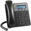 DECT telefonas Grandstream GXP1610 — juodas, LCD 132×48 px, ausinės (RJ-9), 1 ragelis, telefonų knyga 500, garsiakalbis