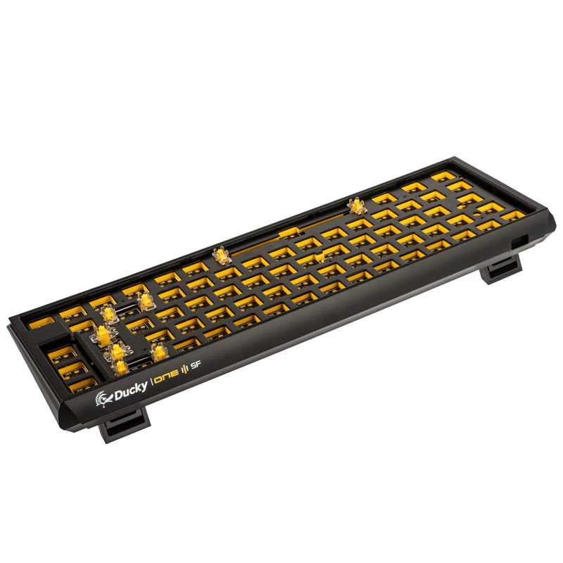 Ducky One 3 Hot-Swap Barebone SF žaidimų klaviatūra USB US English juoda