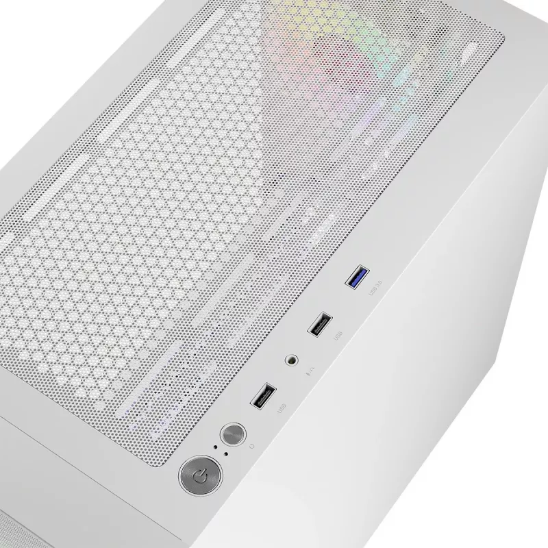Logic PORTOS ARGB MINI USB 3.0 korpusas baltas
