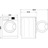 Skalbimo mašina INDESIT MTWE81495WBPL 8 kg, 1400 aps./min., energijos klasė B