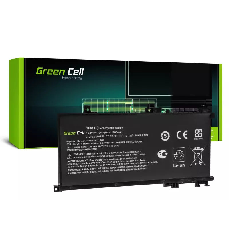 Baterija Green Cell HP180, skirta HP Omen Pavilion 15-AX 15-BC