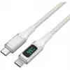 4smarts USB-C į USB-C kabelis DigitCord 100W 1,5 m, baltas