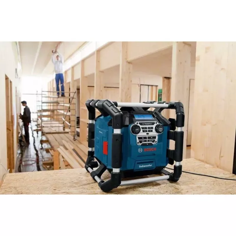 Bosch GPB 18V-5 C Professional Nešiojamas skaitmeninis radijas Aliuminis, Juoda, Mėlyna