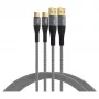 EFB Elektronik USB-A į USB-C kabelių rinkinys 60W QC 3A 2x2m - Skaitmeninis/Duomenų (USB-AC-00007)