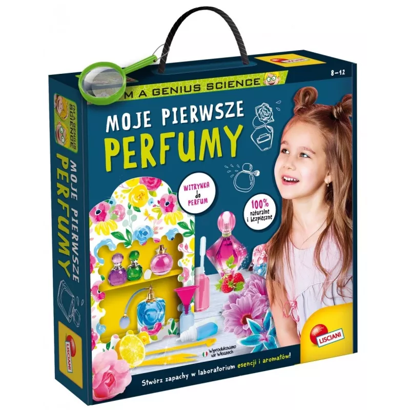 Edukacinis rinkinys Liscianigiochi IM A Genius — My First Perfumes vaikams, saugi kvapų kūrimo veikla