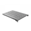 Stovo lentyna LANBERG AK-1010-B 19 colių spintoms, 1U, 482,6×750×45 mm, maks. apkrova 15 kg, juoda