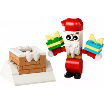 Konstravimo žaislas LEGO Santa's Chimney polybag 30692 – mini sezoninis konstravimo rinkinys