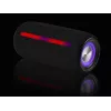 Nešiojama stereofoninė kolonėlė TRACER Stripe Juoda — 10 W RMS, Bluetooth/laidinis, USB-A ir USB-C, MicroSD, įmontuota baterija (iki 5 val.)