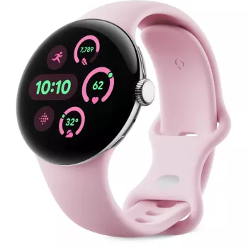 “Google” išmaniojo laikrodžio dirželis - dydis S - rožinis kvarcas - skirtas “Pixel Watch 3” (GA06101-WW)