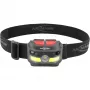 Ansmann HD250RS ant galvos juostos nešiojamas žibintuvėlis, juodas, COB LED 4W IP54