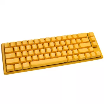 Ducky One 3 Geltona SF klaviatūra žaidimams USB US English mechaninė 67 klavišai RGB