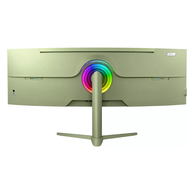 Lenktas kompiuterio monitorius Arozzi Nova 49 coliai (124,5 cm) Dual QHD 5120×1440 LED VA, 4 ms, žalias