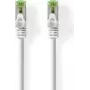 Nedis CAT7 tinklo kabelis - S/FTP | RJ45 kištukas | RJ45 kištukas | 1.00 m | be užkabų | apvalus | LSZH | baltas | Etiketė