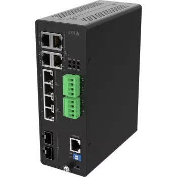 Valdomas komutatorius Axis 02621-001 10G Ethernet 8 prievadų PoE